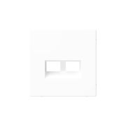 Накладка двойная ArtGallery для информационных функций типа Keystone бел. SE GAL000190