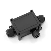 Коробка распределительная ОП 130х81х42 3-вводная IP68 ПА66 40А 450В d5-14мм черн. Промрукав PR08.13148