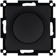 Светорегулятор поворотно-нажимной универс. (диммер) 3-500Вт LED 3-250Вт HV - 500Вт механизм бел. Jasmart G4012PB-500RV