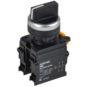 Переключатель 3 полож. 2НЗ возвратный черн. MASTER IEK MI-SW60-20X33-5-24-3-K02