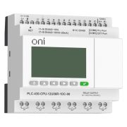 Модуль ЦПУ ПЛК 430 4 DI 6 UI (0-10В/DI) 2 UI (0-10В/0-20мА/DI) 6 RO 24В DC с Ethernet портом с экраном ONI PLC-430-CPU-12U06R-1DC-00