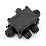 Коробка распределительная ОП 135х96х42 5-вводная IP68 ПА66 40А 450В d5-14мм черн. Промрукав PR08.13150