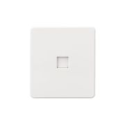 Розетка компьютерная СП ROUND MIELE RJ45 кат.6 перламутр Kranz KR-78-0724-1