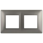 Рамка 2-м Elegance 14-5002-16 для розеток и выключателей титан Эра Б0065815