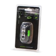 Фонарь аккумуляторный налобный GFL410 3Вт 80лм Li-ion 400мА.ч LED GAUSS GF410