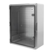 Корпус ЩМПп 500х400х180мм УХЛ1 IP65 с прозр. дверцей и монтажной панелью АБС пластик. Rexant 11-0414