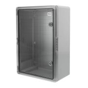 Корпус ЩМПп 500х350х190мм УХЛ1 IP65 с прозр. дверцей и монтажной панелью АБС пластик. Rexant 11-0415