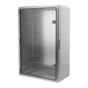 Корпус ЩМПп 600х400х200мм УХЛ1 IP65 с прозр. дверцей и монтажной панелью АБС пластик. Rexant 11-0417