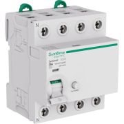 Выключатель дифференциального тока 4п 25А 100мА тип AC Systeme9 400В SE S9R13425