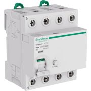 Выключатель дифференциального тока 4п 40А 100мА тип AC Systeme9 400В SE S9R13440