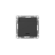 Выключатель карточный Эпика с подсветкой механизм черн. EKF UP1-SWB-card