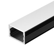 Профиль SL-SLIM15-H10-2000 BLACK L2000 алюм. Arlight 056908