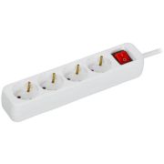 Удлинитель 4х3м 16А У04К ПВС 3х1.5 бел. UMA IEK UM-YP10-16-04-03-ZK-K01