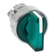 Механизм переключателя исполнительный ХB4 зел. на 2 положения возвратный без фиксации с подсветкой с короткой ручк IP65 EKF XB4BD2L-G-65