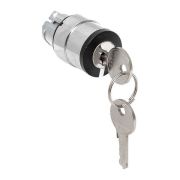 Механизм переключателя исполнительный ХB4 на 2 положения с замком возвратный без фиксации IP65 EKF XB4BG2-65