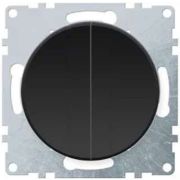 Выключатель 2-кл. СП Florence 10А IP20 механизм черн. (1E31501303) OneKeyElectro 2172822