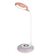 Светильник светодиодный настольный UF-752 C14 6Вт RGB 3 уровня яркости розов. Ultraflash 14491