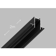 Шинопровод под ГКЛ, черный, 220V, токопровод с чернением. Трековая система SLIMLINE. Тип магнитный.