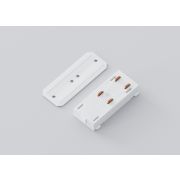Прямой соединитель для трековой системы SLIMLINE, 220V, White, 25x45x20mm