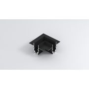 Угловой соединитель ПОТОЛОК-ПОТОЛОК для ГКЛ, система GENESIS 48V, BLACK, без сети