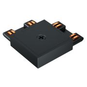 Угловой соединитель потолок-потолок для трековой системы EASYSLIM 48V, BLACK