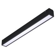 Светильник LINE SLIM, система EASYSLIM 48V, 12W, 4000K, BLACK, 293x25x26mm