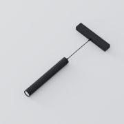 Светильник ROX 2.0, система SLIMLINE, Black 10W SMART DIM CRI90 BridgeLux TRIX 2700-6000К 300х40мм