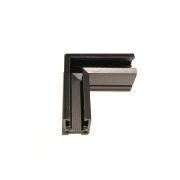 Угловой соединитель потолок-потолок для трековой системы ULTRASLIM 24V, BLACK, без сети