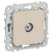 Розетка телевизионная оконечная СП FLITE РТВм-1-1-1-ФлЛ тип M экранир. механизм льняной IEK FI-A13-O-K88