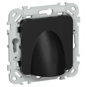 Вывод кабеля СП FLITE КВ-ФлЧ механизм черн. IEK FI-VK10-0-K02