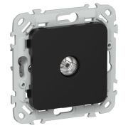 Розетка телевизионная проходная СП FLITE РТВм-1-1-2-ФлЧ тип M экранир. механизм черн. IEK FI-A13-P-K02
