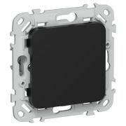 Заглушка СП FLITE ЗГ-ФлЧ с суппортом механизм черн. IEK FI-PL10-K02