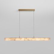 Подвесной светодиодный светильник из алебастра