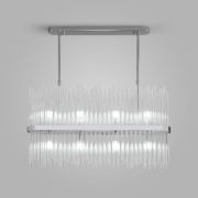 Умная подвесная люстра со стеклянным рассеивателем