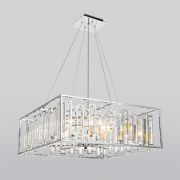 Умная подвесная люстра с хрусталем