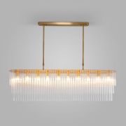 Умная подвесная люстра со стеклянным рассеивателем