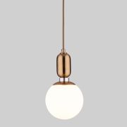 Подвесной светильник со стеклянным плафоном