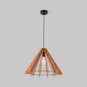 Подвесной светильник с деревянным рассеивателем