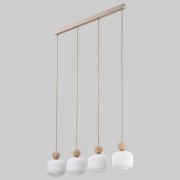 Подвесной светильник со стеклянными плафонами