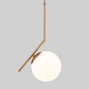 Подвесной светильник со стеклянным плафоном