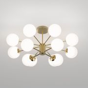 Потолочный светильник со стеклянными плафонами