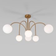 Умная потолочная люстра с плафонами