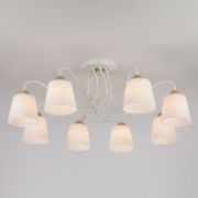 Люстра с плафонами из матового стекла