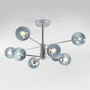 Потолочная люстра со стеклянными плафонами