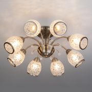 Потолочная люстра с хрусталем