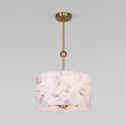 Потолочный светильник с тканевыми абажурами