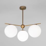 Потолочный светильник со стеклянными плафонами