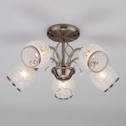 Люстра с плафонами с узором