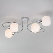 Потолочная люстра со стеклянными плафонами