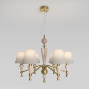 Умная люстра с декором из керамики